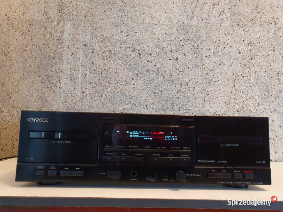 Kenwood magnetofon dwukasetowy KX w4080 wielkopolskie Międzychód