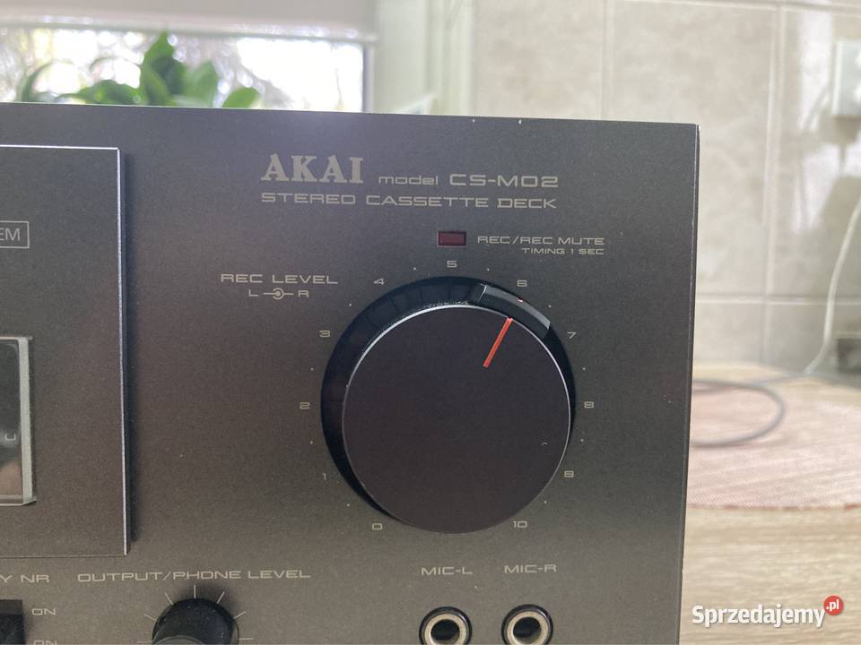 Magnetofon kasetowy Akai CS M02 made in Japan wielkopolskie Przykona