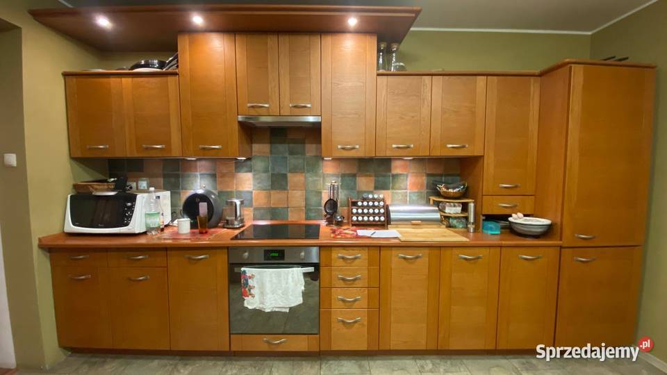 Meble kuchenne duży komplet na dwie ściany