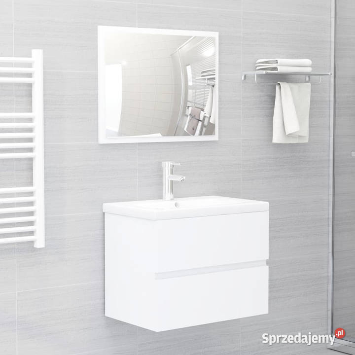 Szafka pod umywalkę biała 60x385x45 WM804737