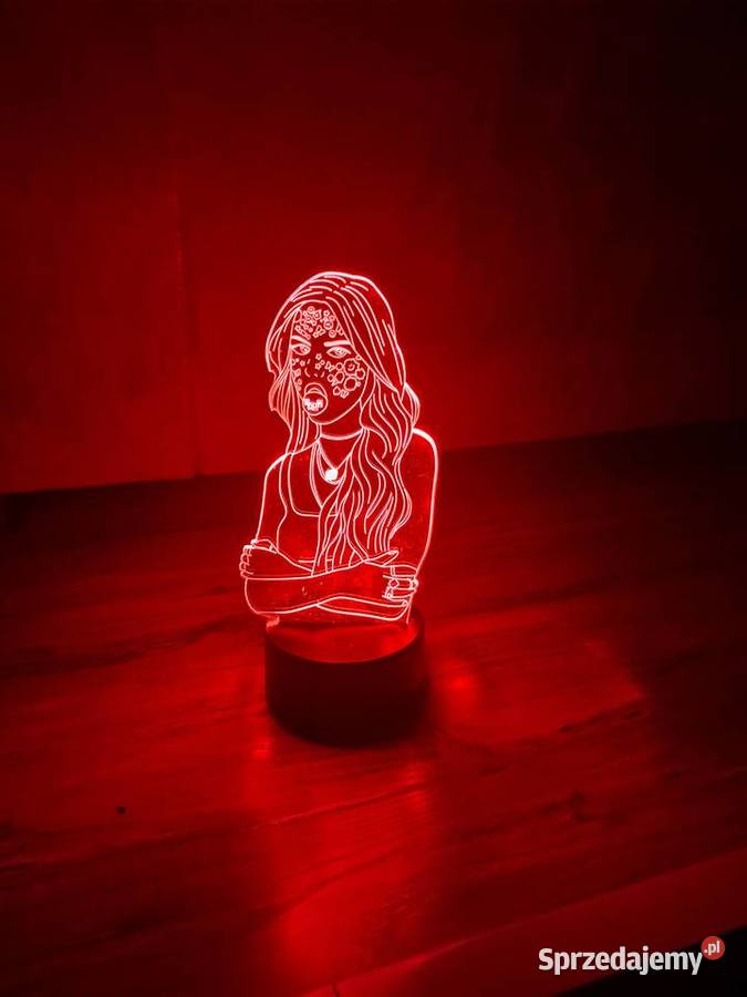 nowa lampka nocna 3D zmieniająca kolory Sandomierz