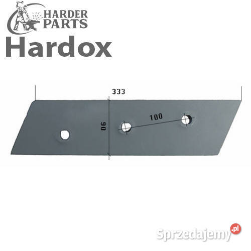 Dłuto 100hektarów HARDOX 16617P części do pługa sprzedam
