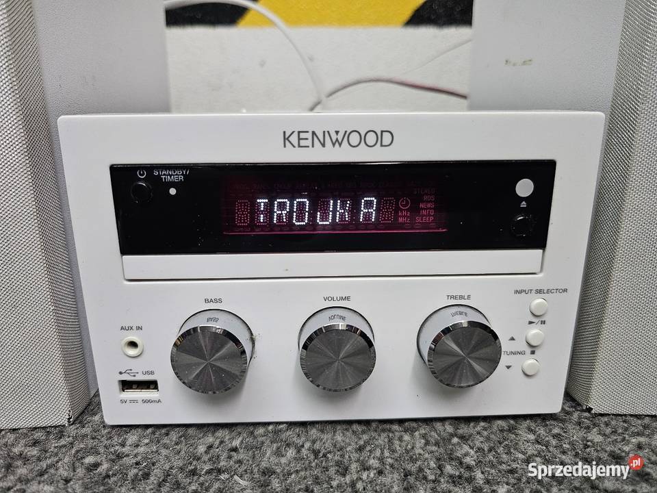 Wieża Kenwood M616 USB CD iPod biała