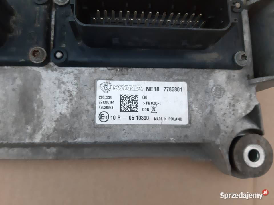 SCANIA STEROWNIK MODUŁ KOMPUTER SKRZYNI 2965338 Trzciel sprzedam