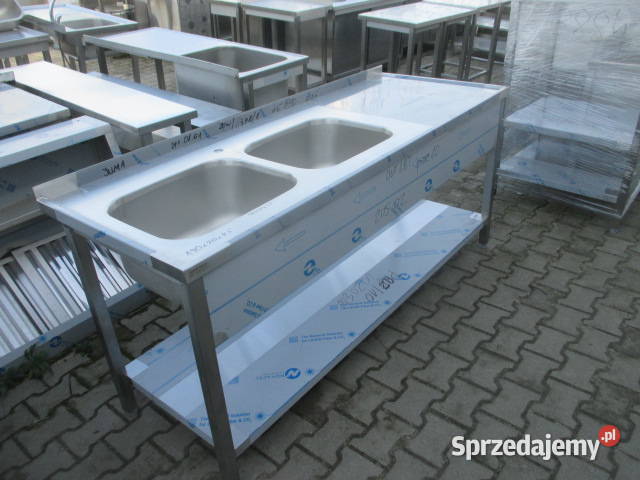 Zlew Gastronomiczny Z Półką 2 Komory Lewej Ostrów Wielkopolski