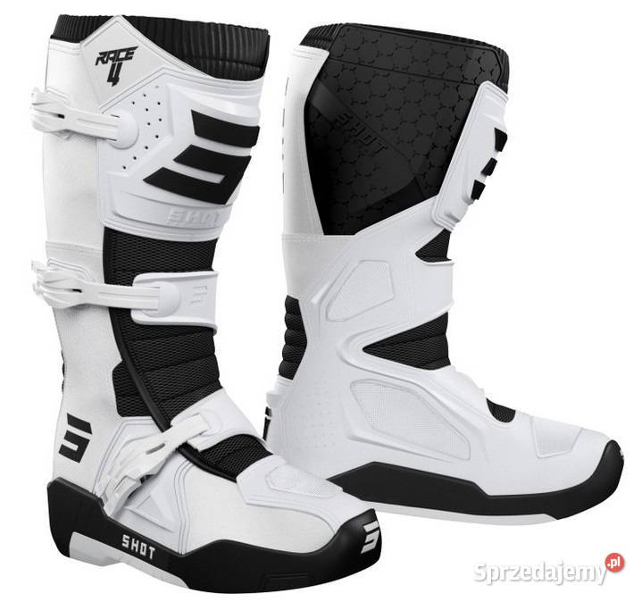 BUTY CROSS ENDURO SHOT 2022 BIAŁE 4344 obuwie Mrągowo