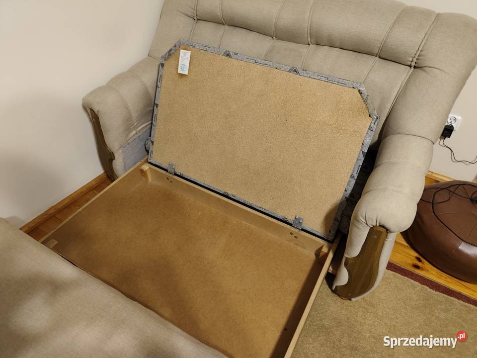 Kanapa 3 osobowa 2 osobowa i fotel zestaw tkanina Dom i Ogród sprzedam