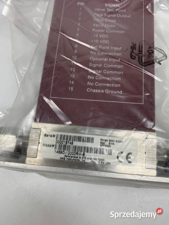 MKS Instrument 1459C10000RM 5000 sccm gas SIH4 Warszawa sprzedam