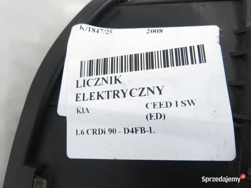 LICZNIK KIA CEED I SW ED 16 CRDi 90 D4FBL Liczniki i zegary