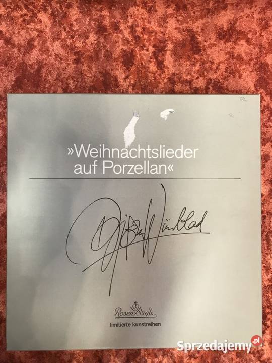 Talerz Rosenthal Bjrn Wiinblad Kolędy na Kielce