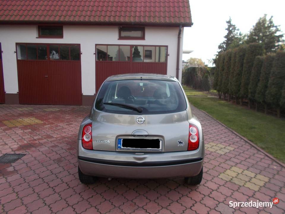 NISSAN MICRA 12 benzyna 2007 r 5 drzwi Uniejów
