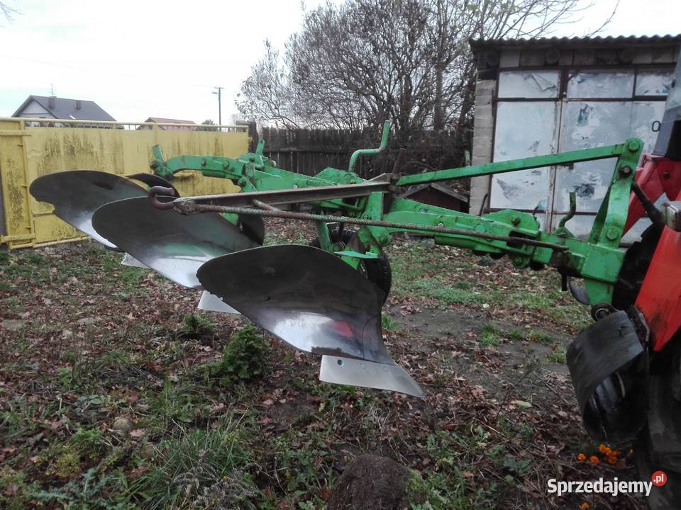 Pług PHX1434 3 skibowy czeski zagonowy nieuszkodzony