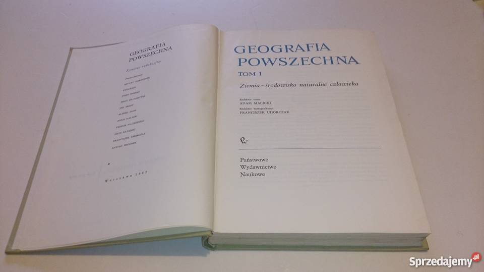 PWN Geografia powszechna 5 Tomów Książka Rogoźnik
