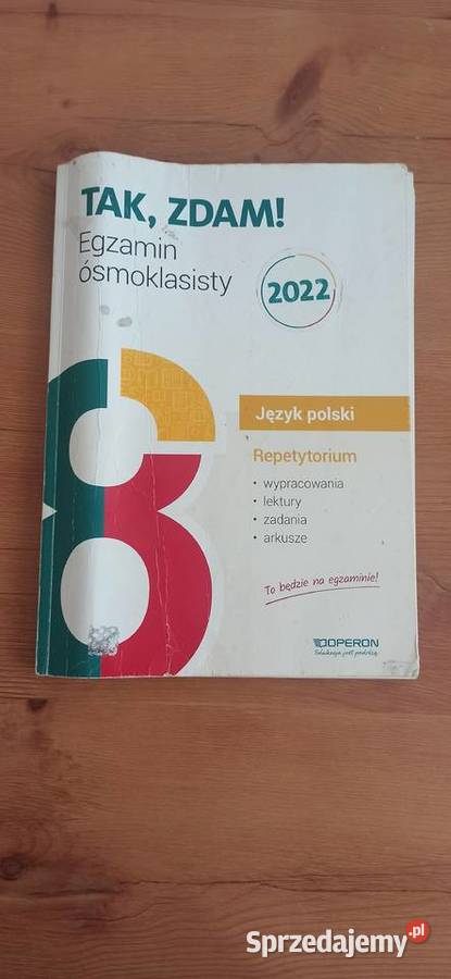 Tak zdam Egzamin ósmoklasisty 2022 Język polski kompendium, repetytorium, opracowanie Brzechów