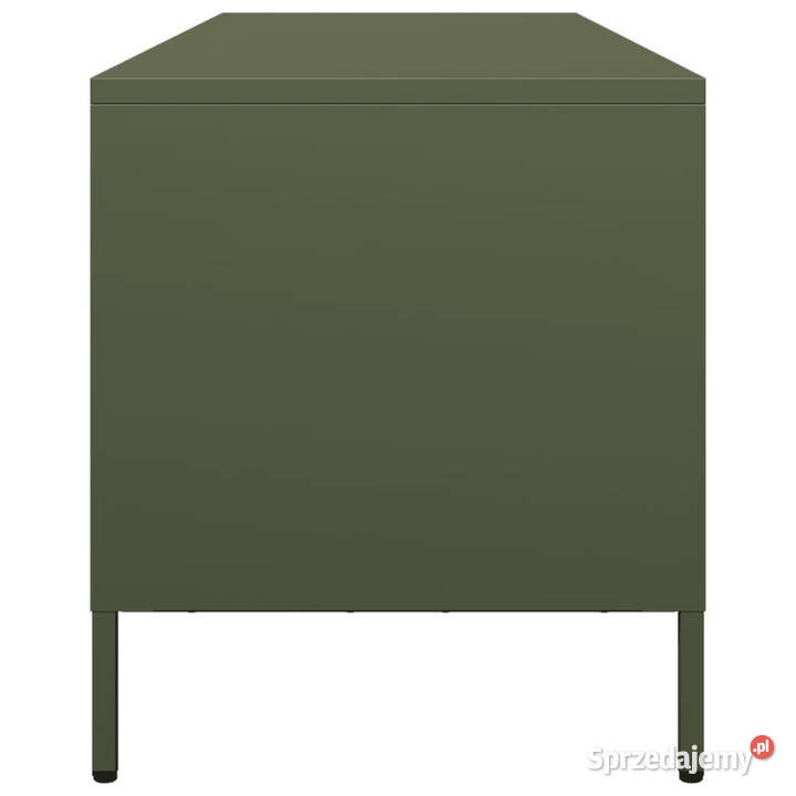 Szafka RTV oliwkowa 135x39x435 stal walcowana na Szafki Warszawa