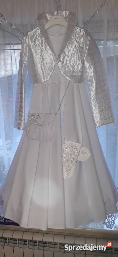 Sukienka komunijna 134140 bolerko torebka mazowieckie Borów