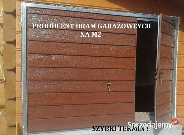 Brama garażowa dwuskrzydłowa 220x190 uchylna Bramy zachodniopomorskie Szczecin sprzedam