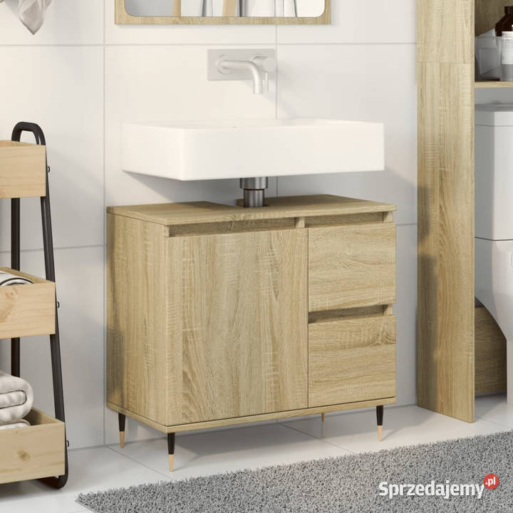 Szafka pod umywalkę dąb sonoma 65x33x60 WM849676 mazowieckie Warszawa