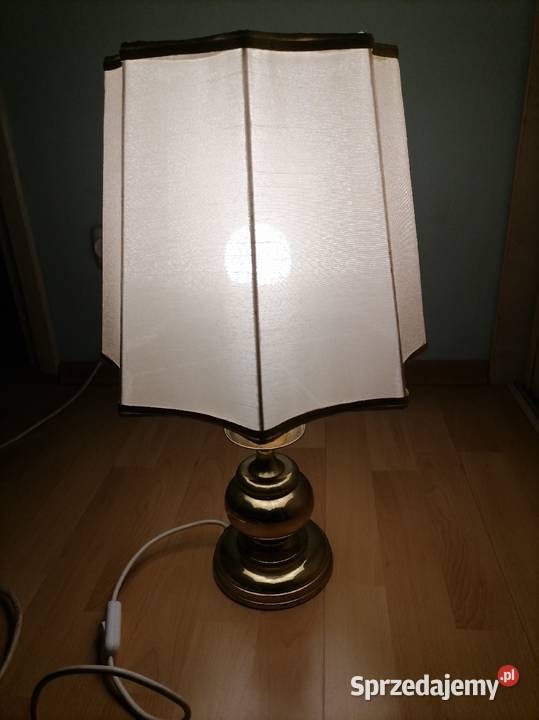 Lampa mosiężna gabinetowa z łat 60 tych Art deco sprzedam
