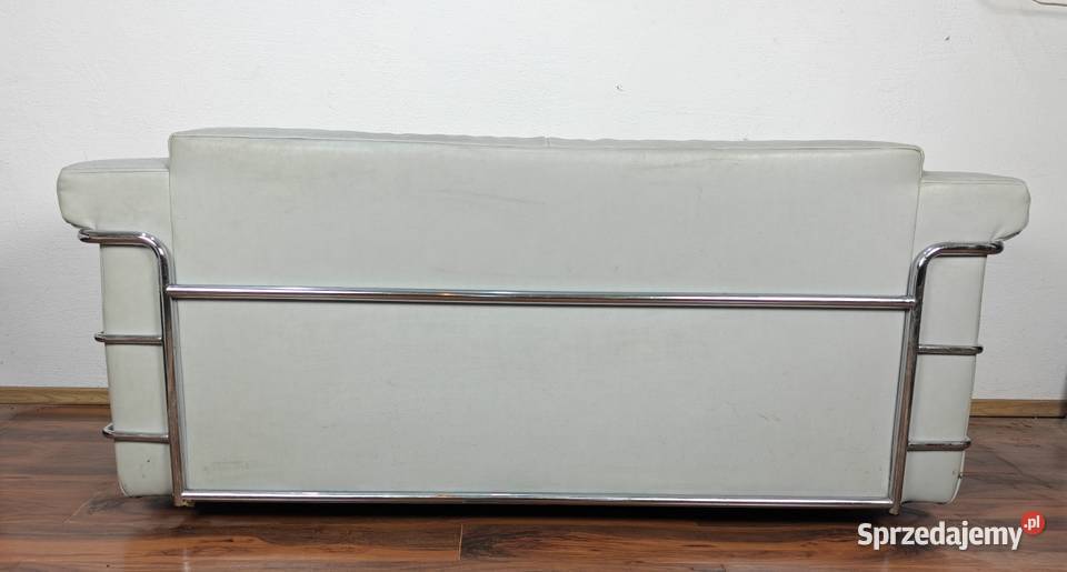 Komplet wypoczynkowy sofa fotel chrom Radom