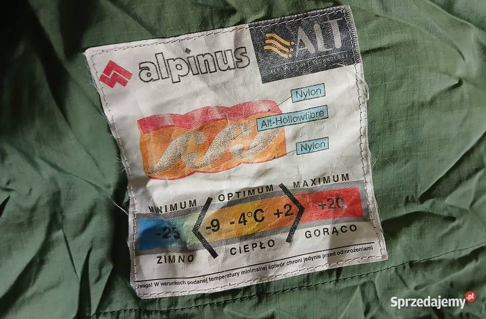 Śpiwór Alpinus Penguin L 1300g Lubartów sprzedam