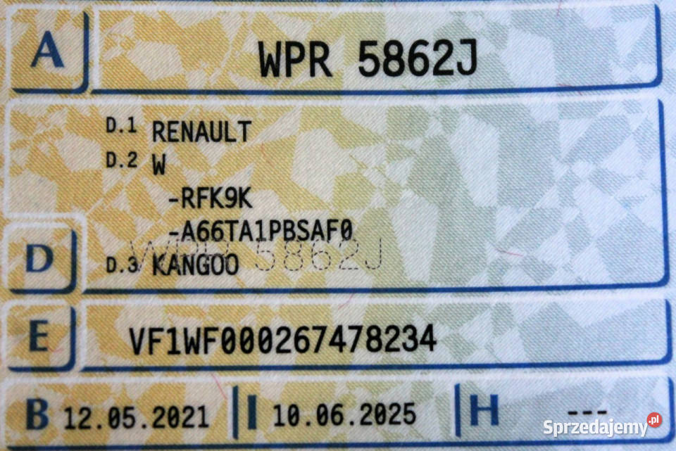 Renault Kangoo SalonPL Pack Clim 95 FV231WŁ Sokołów