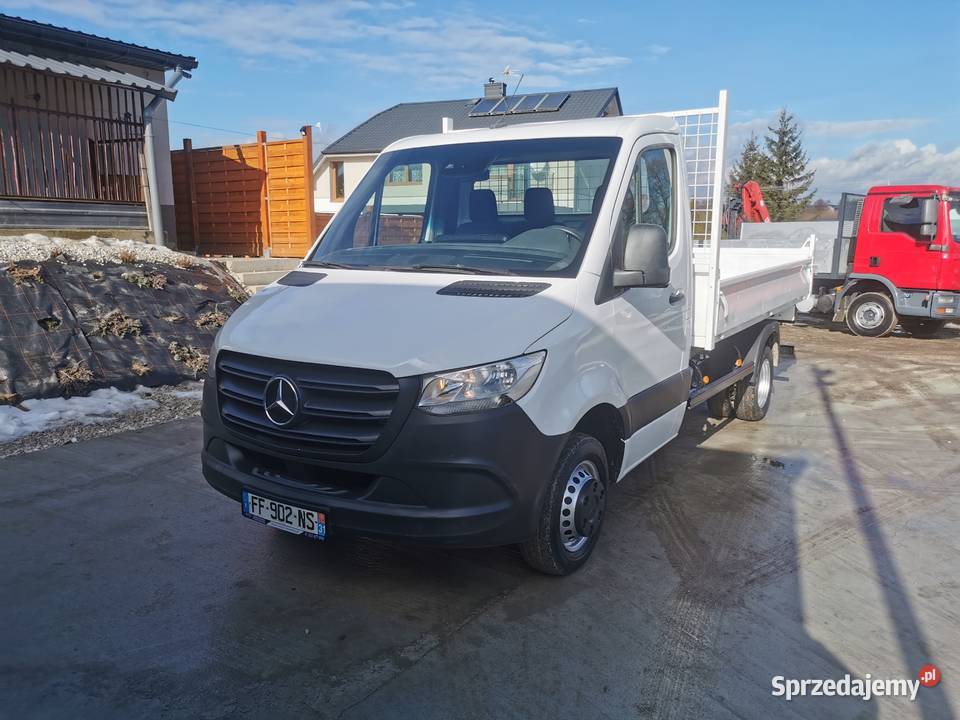 Mercedes Sprinter 514 kiper Wywrotka blizniak tempomat małopolskie Książ Wielki
