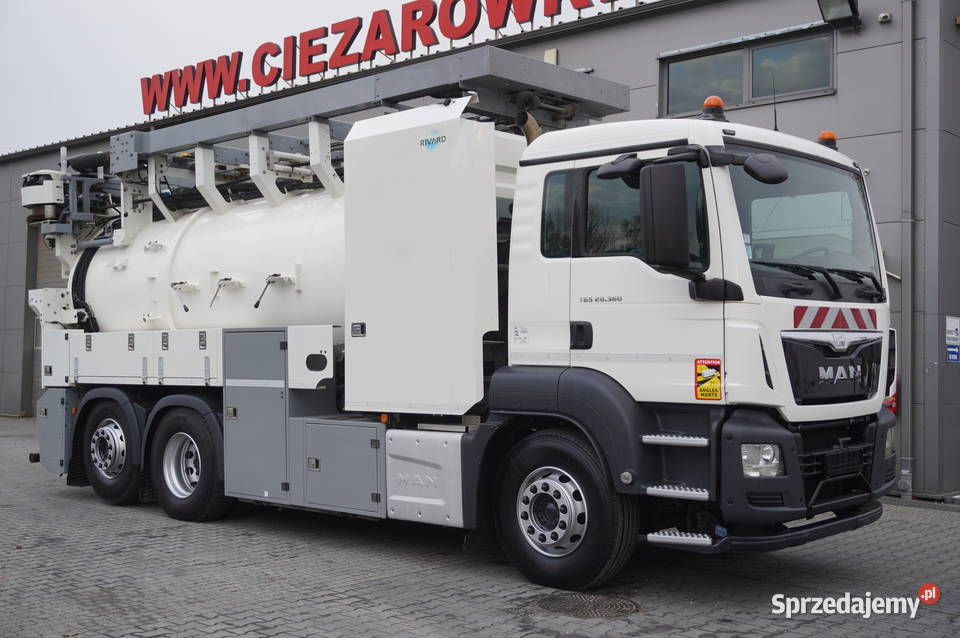 MAN TGS 26360 E6 Zabudowa WUKO Rivard 18 m3 180 Kraków