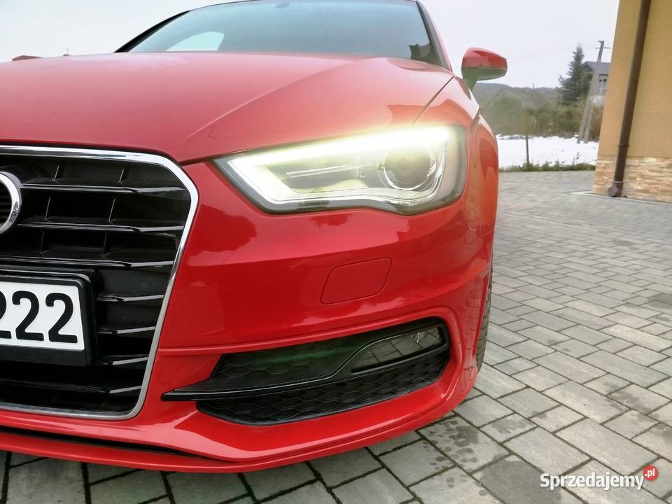 AUDI A3 SLINE 14 BENZYNA 122 128 skóra czujniki czujnik parkowania Grabownica Starzeńska