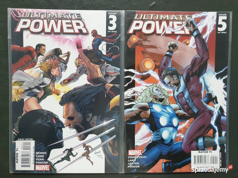 Ultimate 9 oryginalnych komiksów Marvel USA Komiksy Gdynia