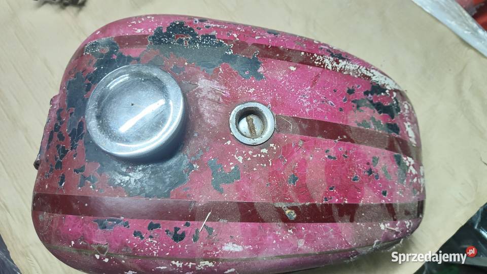 zbiornik paliwa shl kompletny korek śruba chrom Części i akcesoria motocyklowe Laskowa