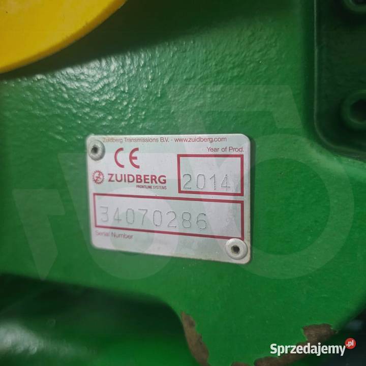 Przekładnia WOM 34070286 Zuidberg AL228965