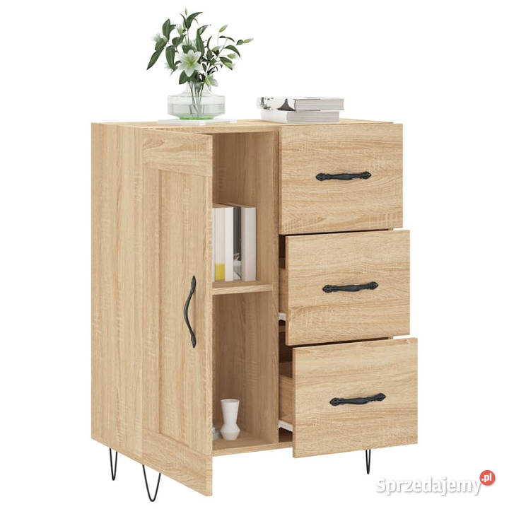 Szafka dąb sonoma 695x34x90 materiał