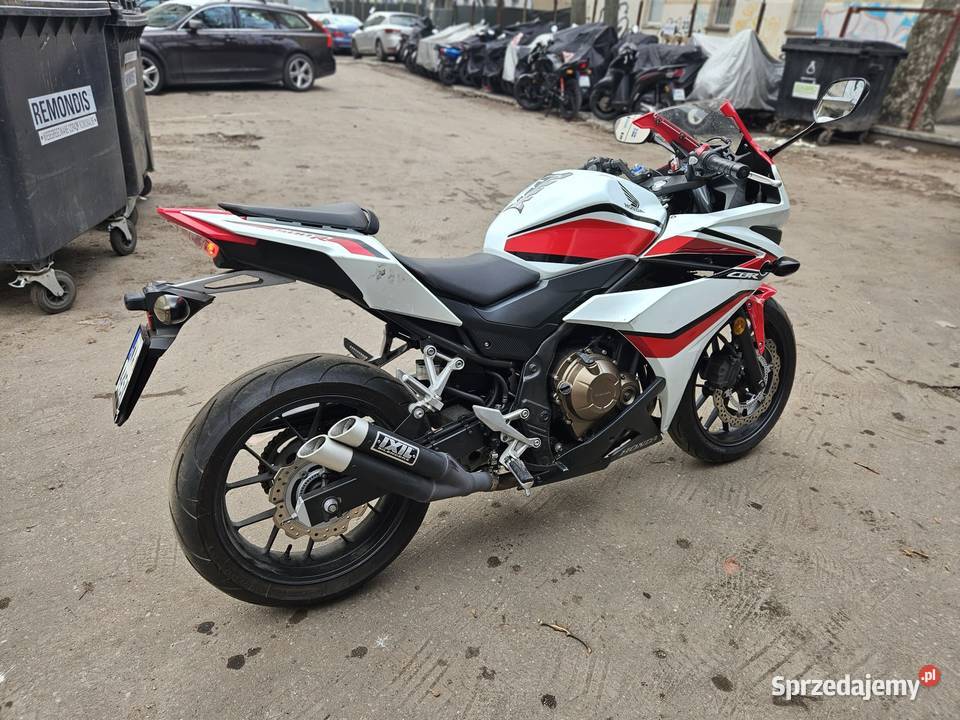 Honda CBR500 ABS Zadbana 2018 kat A2 3500 kW mazowieckie Warszawa