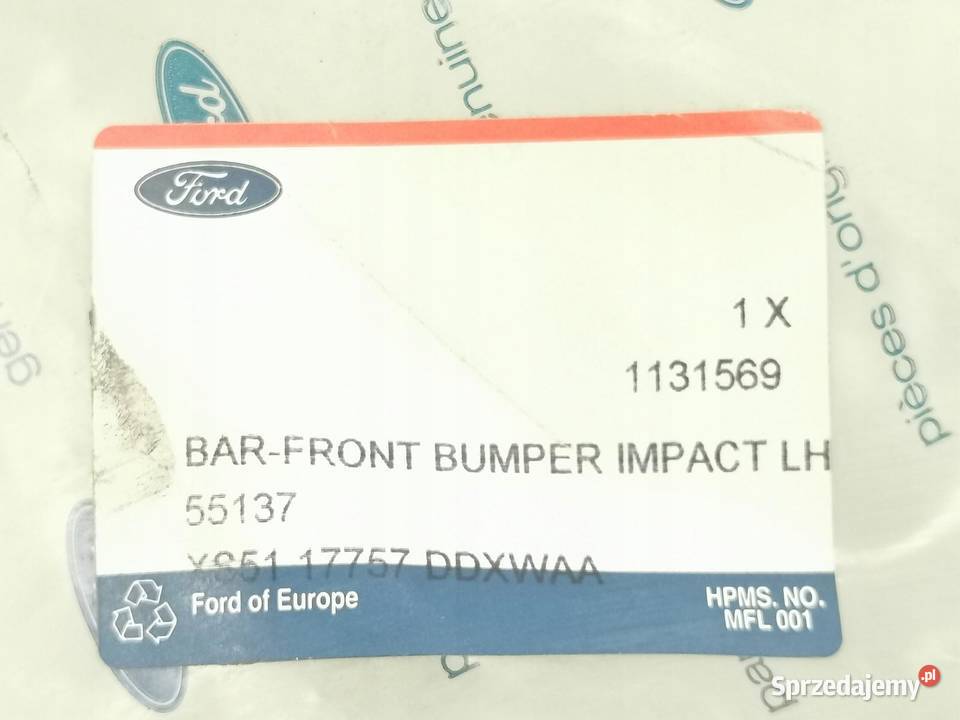 NAROŻNIK ZDERZAKA LEWY PRZÓD FORD KA 9708 ORI OE