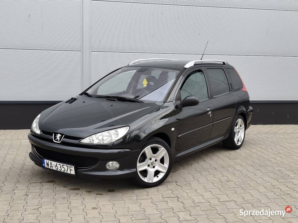 Peugeot 206 sw 16 Benz Śliczny skóra climatronik Wołomin