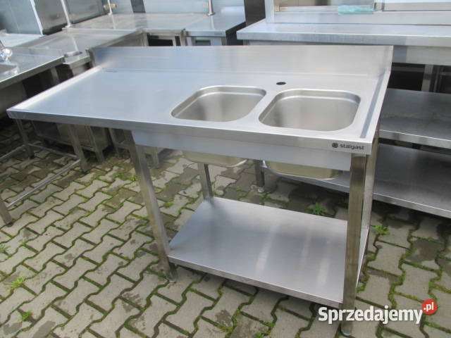 Zlew Gastronomiczny 2 Komorowy Z Półką 1506090
