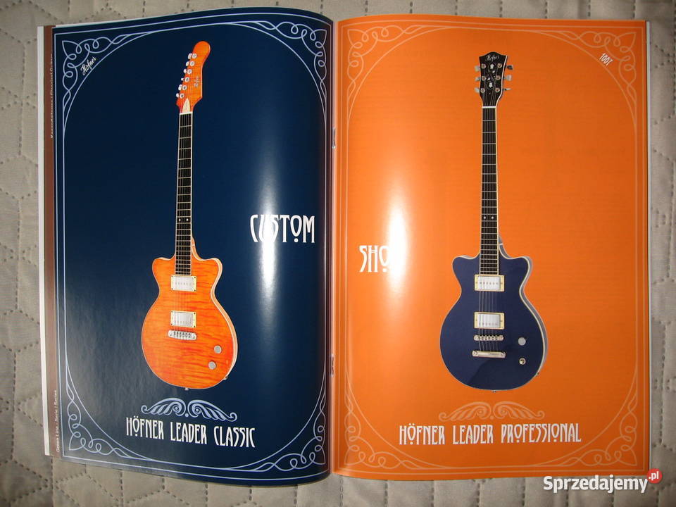 Hofner 2021 Confidental guitar catalog katalog Kępice