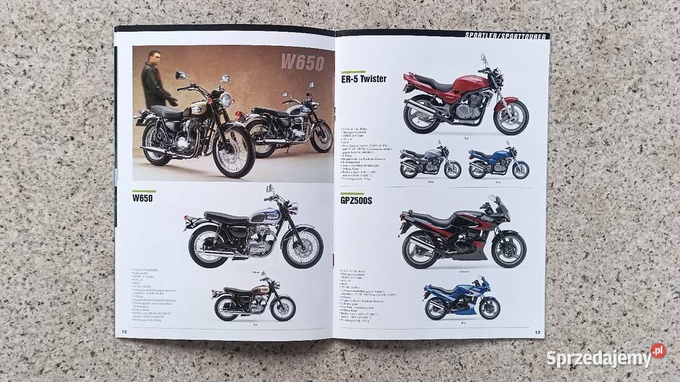 KAWASAKI Ninja GPZ VN KX i inne Program 2000 śląskie Bytom sprzedam