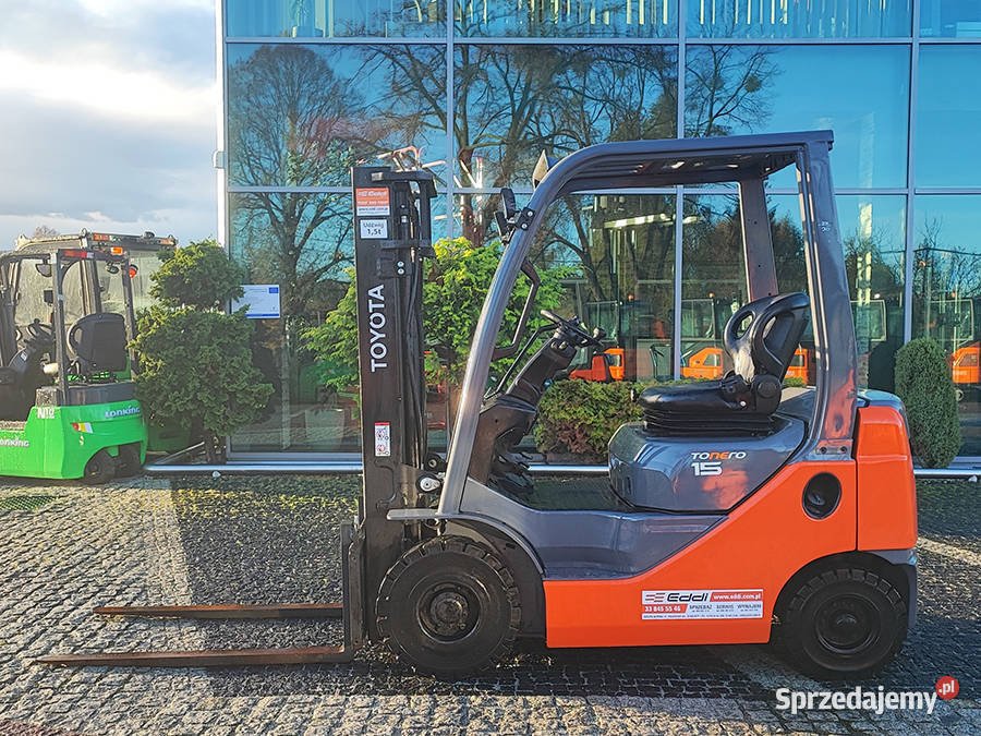 Wózek widłowy Toyota 028FDF15 15 t duplex 3 m Kęty