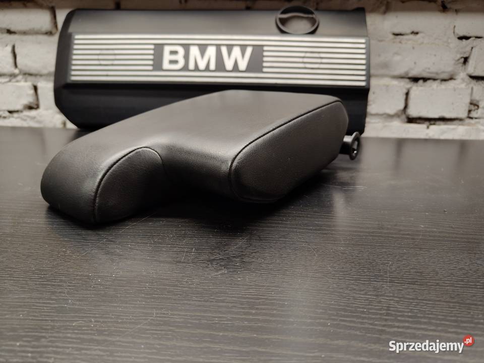 Bmw e36 podłokietnik czarna skóra oryginał osobowe Podłokietniki Aleksandrów Łódzki