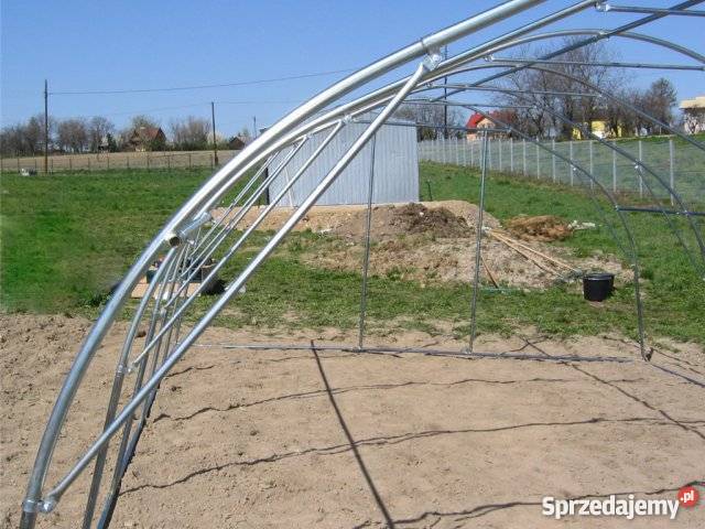 Tunel foliowy ze stelażem metalowym 4x48m mazowieckie