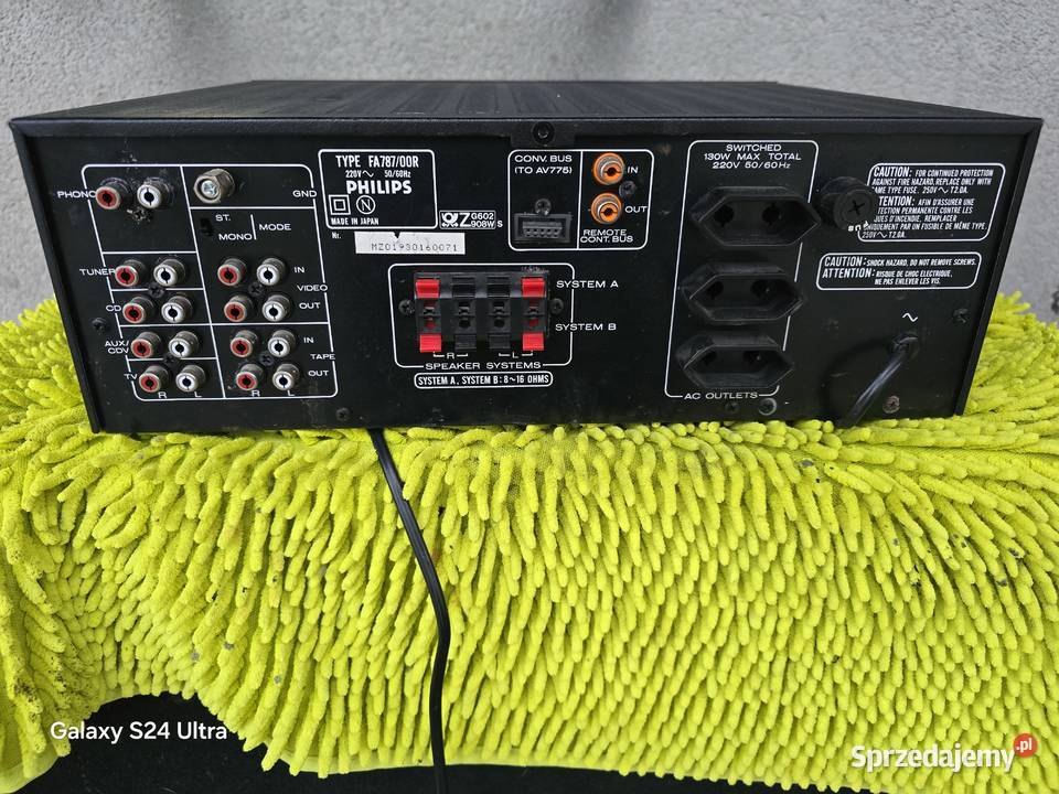 wzmacniacz philips fa787 2x75w equalizer stereo Chełm Śląski