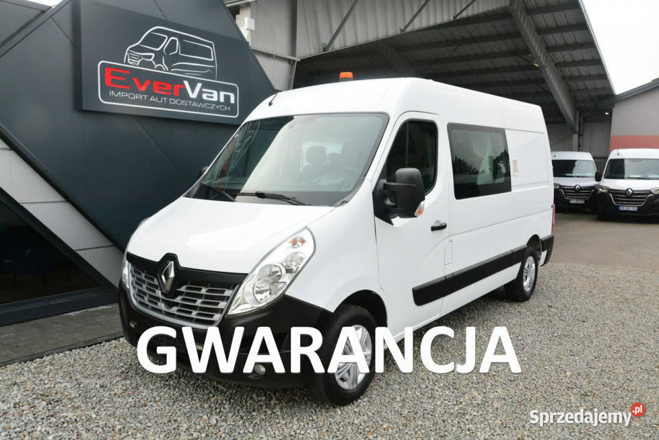 Renault Master średniak 7 osobowy L2H2 wspomaganie kierownicy Warszawa