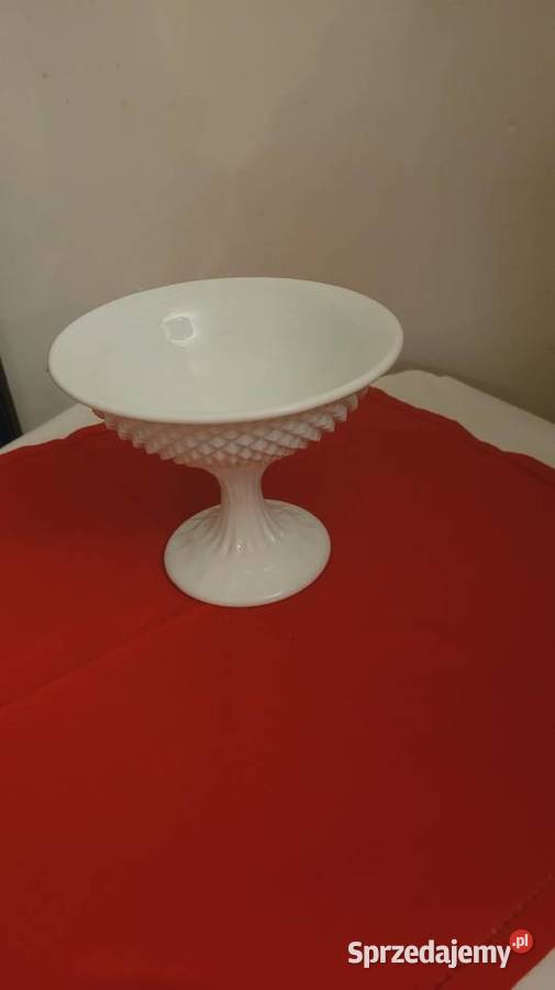 Pucharek cukiernica biała Ząbkowice Porcelana i szkło lubelskie Lublin