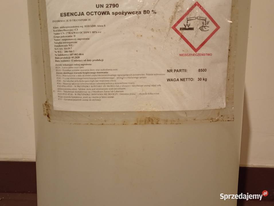 Esencja octowa 80 Kwas Warszawa