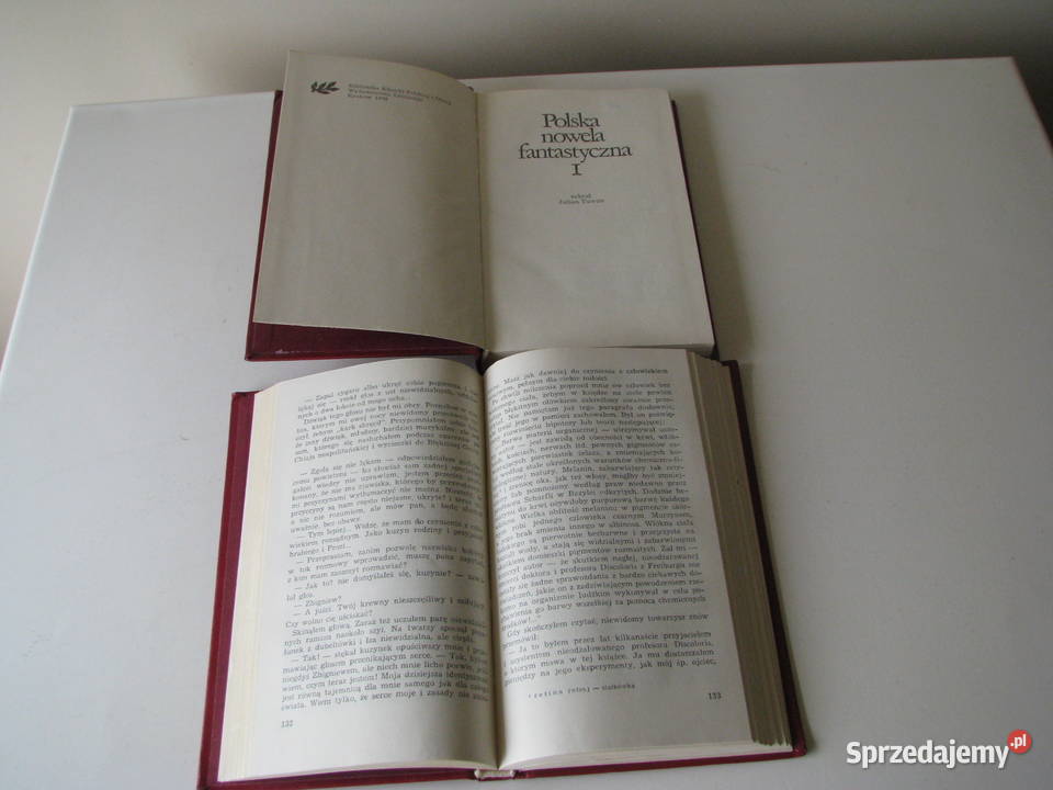 Polska nowela fantastyczna 2 tomy zebrał Julian science fiction Brzegi sprzedam