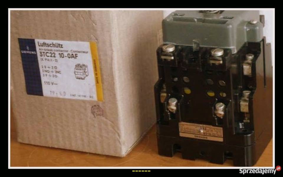 Stycznik Siemens 3TC22 100A 110V DC Ith 40A Elektryka i akcesoria Dąbrowa Górnicza