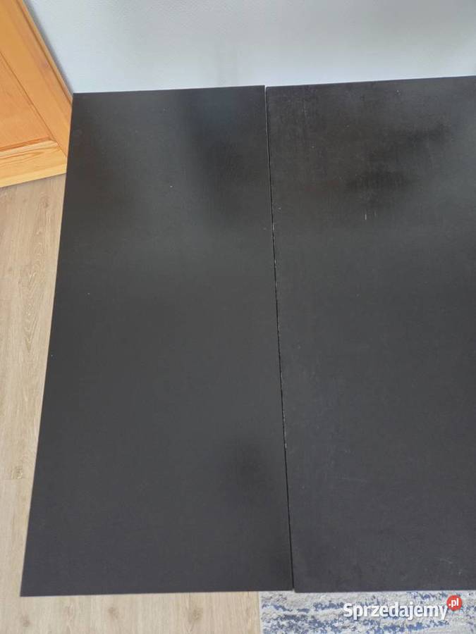 Czarny stół drewniany rozkładany 90x901685x90 Stoły dolnośląskie Wrocław