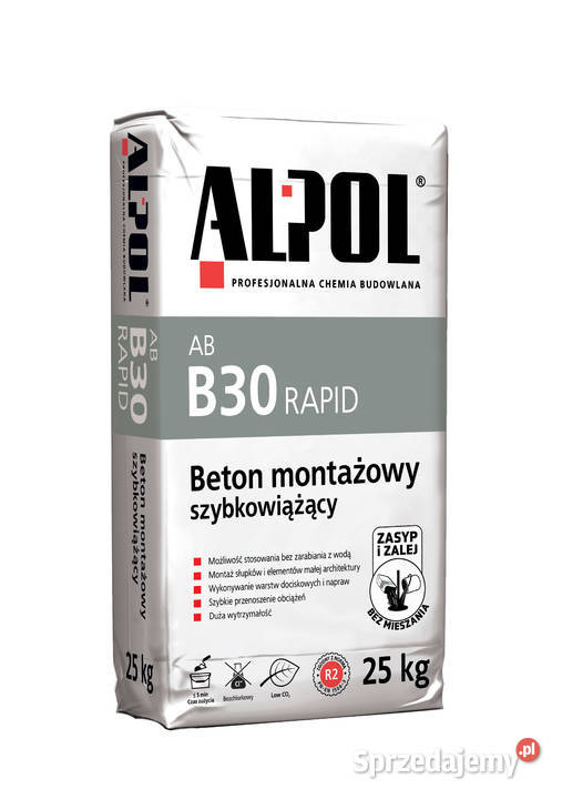 Beton montażowy szybkowiążący 25 B30 RAPID ALPOL lubelskie Lublin
